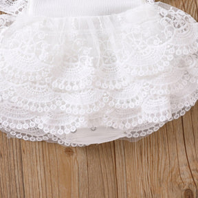 Vestido Babadinho + Laço | 0-24 Meses