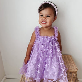 Vestido Borboletas Alcinha | 6-24 Meses - Betina Baby