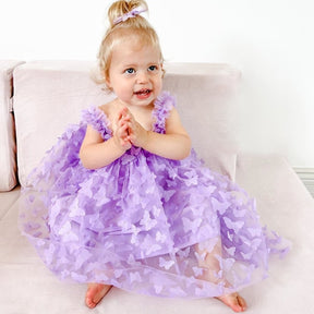 Vestido Borboletas Alcinha | 6-24 Meses - Betina Baby