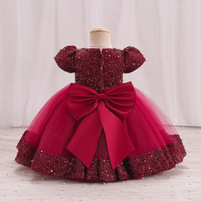 Vestido de Festa Princesa Brilhoso | 6M-5 Anos - Betina Baby