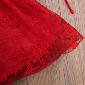 Vestido de Festa Renda + Touca | 0-24 Meses - Betina Baby