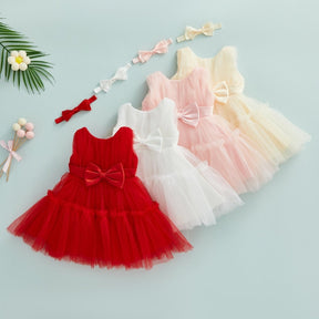 Vestido De Festa Tule | 6-3 Anos - Betina Baby