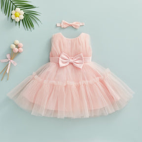 Vestido De Festa Tule | 6-3 Anos - Betina Baby