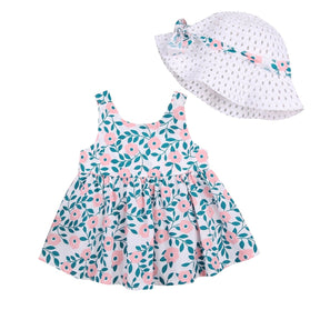 Vestido Laço + Chapéu | 6-24meses - Betina Baby