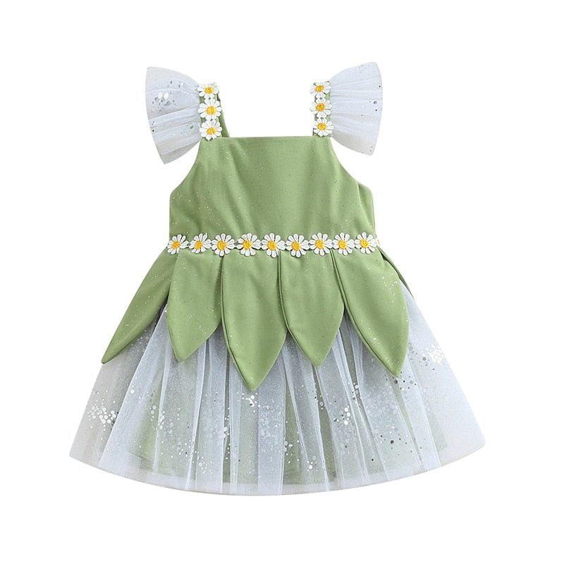Vestido Tinker Bell Tule Margarida | 12-3 Anos - Betina Baby
