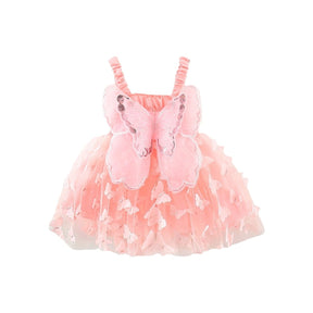 Vestido Tule Asinha Borboleta | 6-3 Anos - Betina Baby
