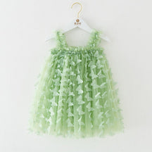 Vestido Tule Borboletas Alcinha | 6-24 Meses - Betina Baby