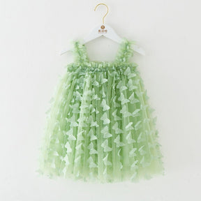 Vestido Tule Borboletas Alcinha | 6-24 Meses - Betina Baby