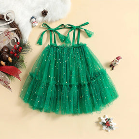 Vestido Tule Brilhoso | 6M-4 Anos - Betina Baby
