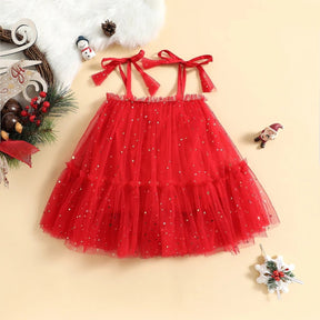 Vestido Tule Brilhoso | 6M-4 Anos - Betina Baby