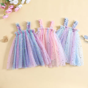 Vestido Tule Estrelinhas | 12-5 Anos - Betina Baby