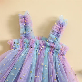 Vestido Tule Estrelinhas | 12-5 Anos - Betina Baby