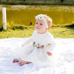 Vestido Tule Flores | 0-24 Meses - Betina Baby